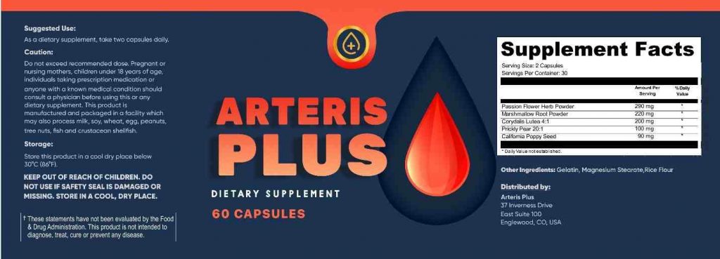 Arteris Plus Ingredient