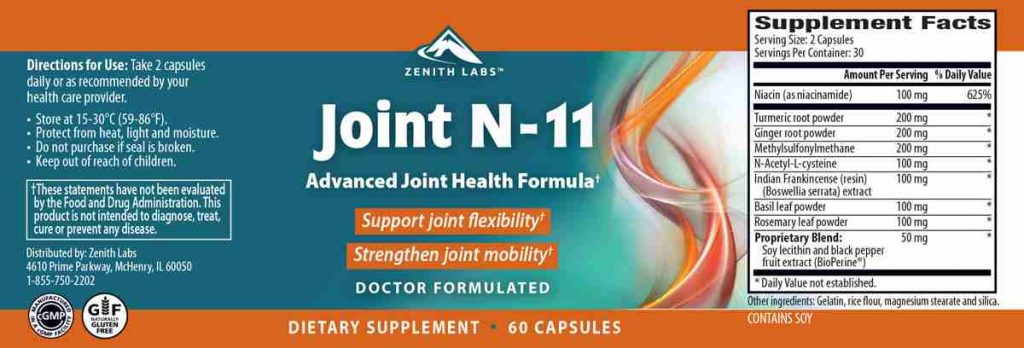 Joint N-11 Ingredients