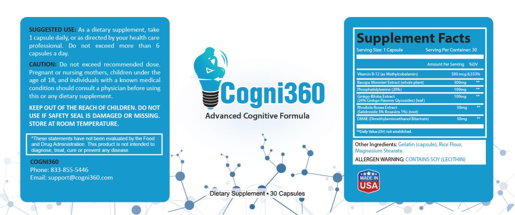 Cogni Brain 360 Pills Ingredients