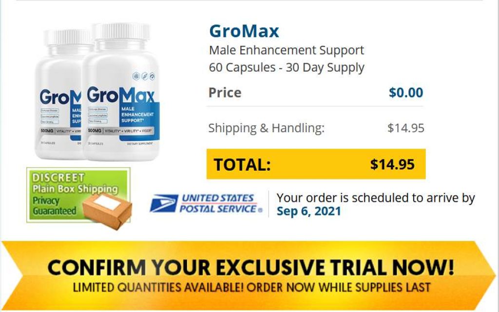 gromax prices