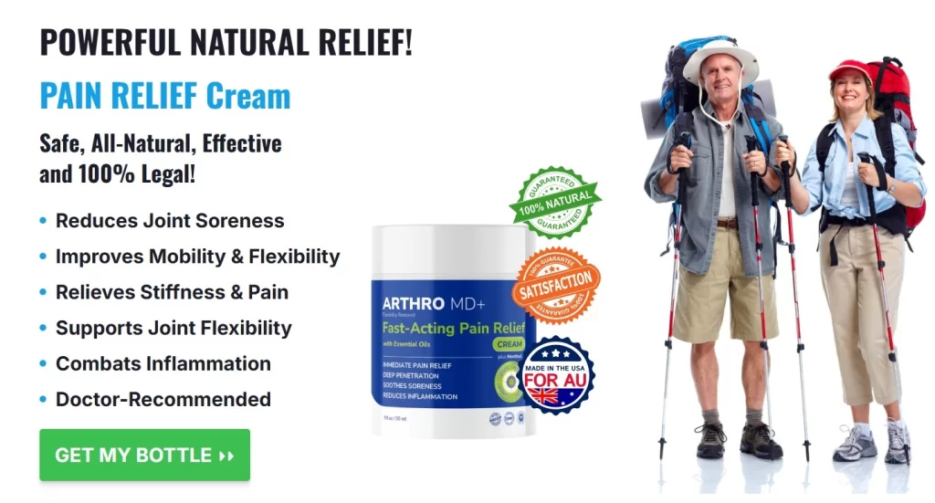 Arthro MD Plus cream Australia for joint pain relief, mobility and flexibility