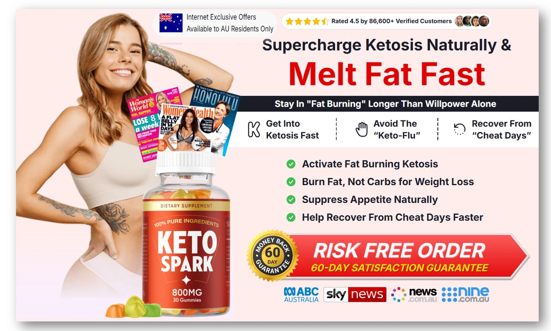 Keto Spark Gummies Australia Review 2026 — Official Product