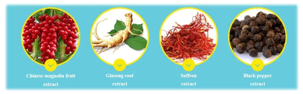 Member XXL natural ingredients – Chinese Magnolia, Ginseng root, Saffron, and Black Pepper extract
