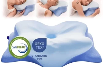 Derila Ergo Pillow with CertiPUR-US and OEKO-TEX certification for safe memory foam