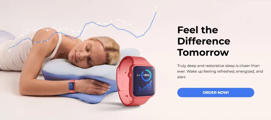 Derila Ergo Pillow with sleep tracking benefits for deeper, restorative rest