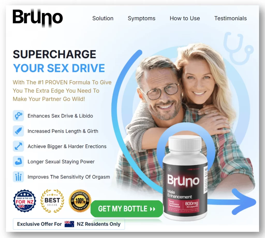 Bruno Male Enhancement is a natural men’s vitality supplement designed to support stamina, energy, and confidence.