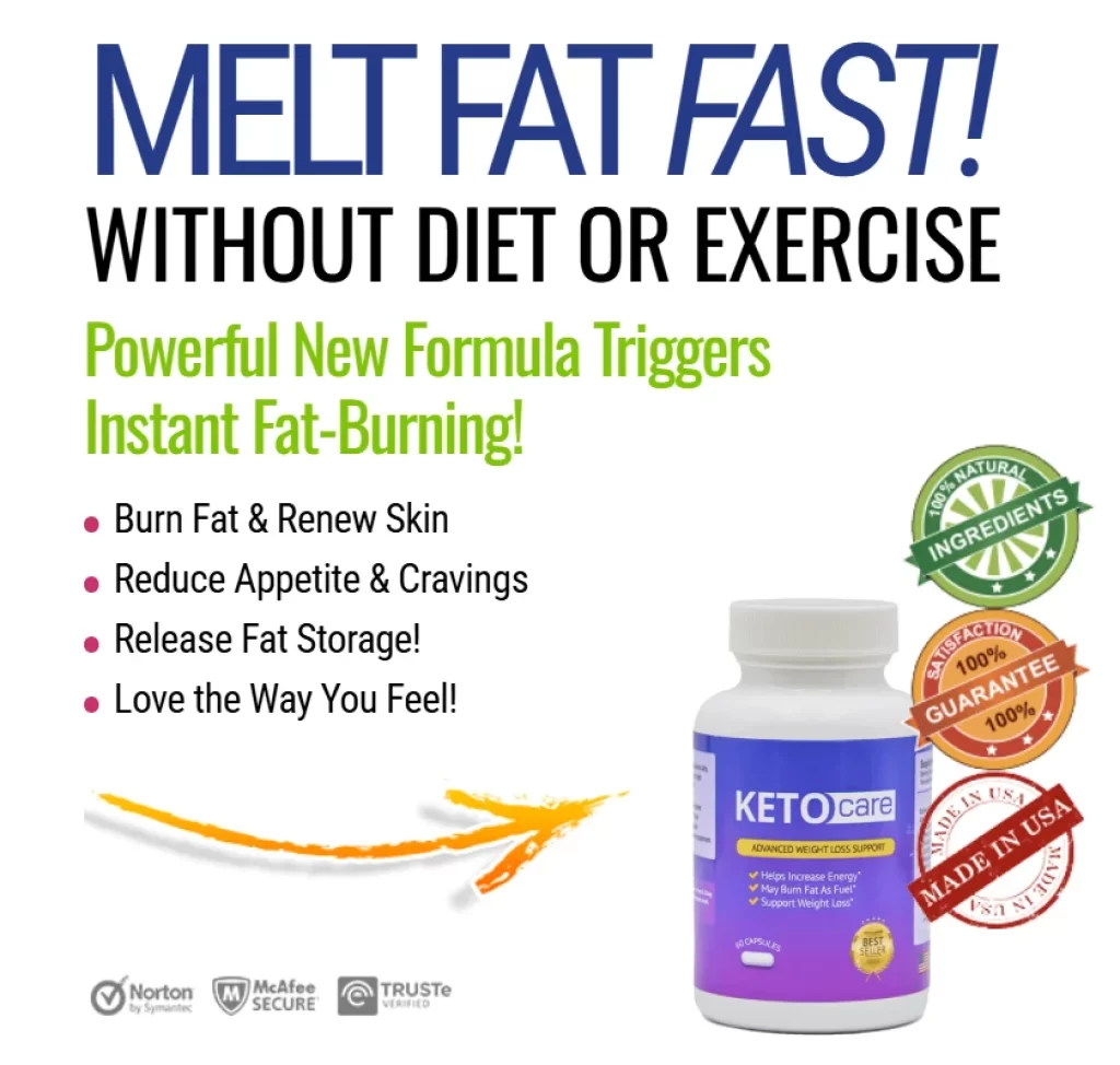 Keto Care Capsule USA - Buy natural keto pills online from official website with money-back guarantee, 100% natural ingredients, helps burn fat fast without diet or exercise, best keto capsules 2025