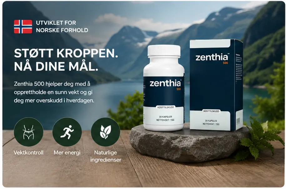Zenthia kapsler Norge – naturlig vekttap og metabolismestøtte 2026