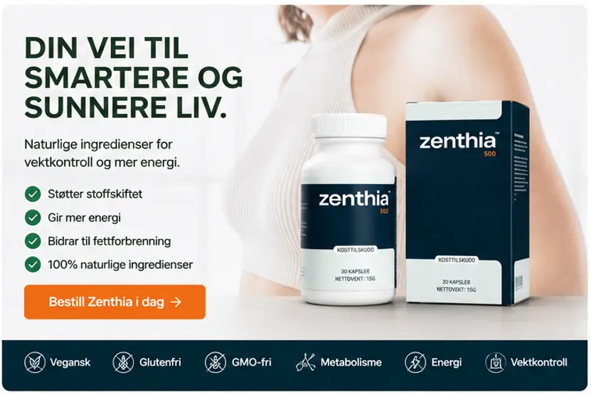 Zenthia Norway test og selvtest resultater 2026