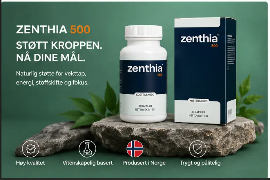 Zenthia anmeldelser og erfaringer fra norske brukere 2026
